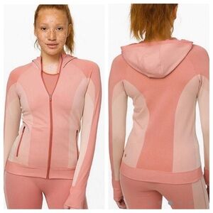 Lululemon Ebb to Train Jacket • Copper Clay/Angel Wing • 6